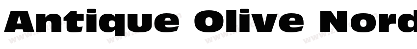 Antique Olive Nord D字体转换